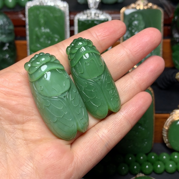 【闪购商品】和田玉（碧玉）未镶嵌吊坠(不含链)网****