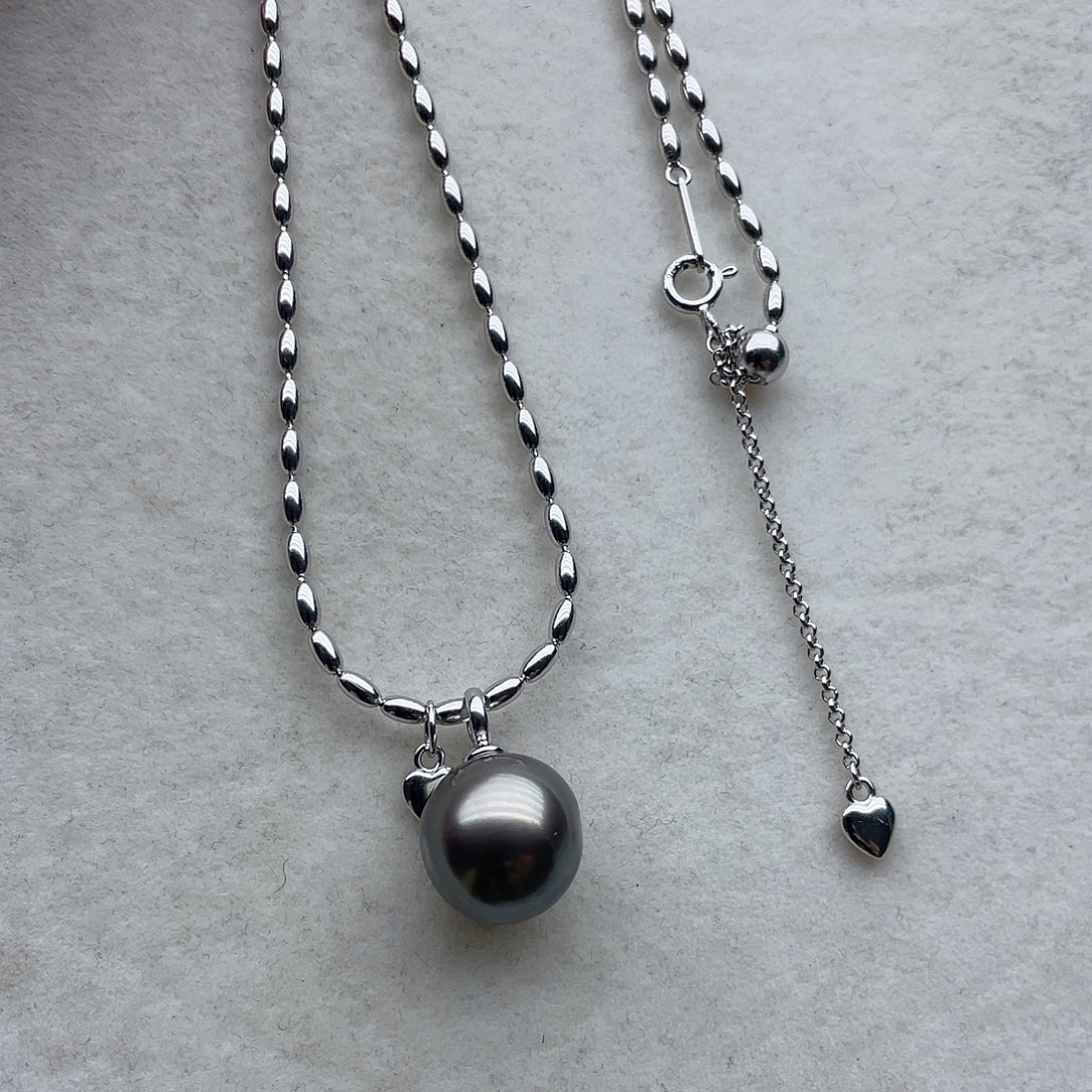 海水珍珠银S925镶嵌套链81