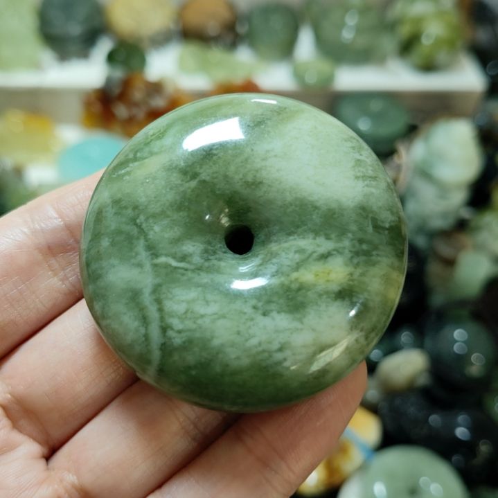 岫玉平安扣未镶嵌