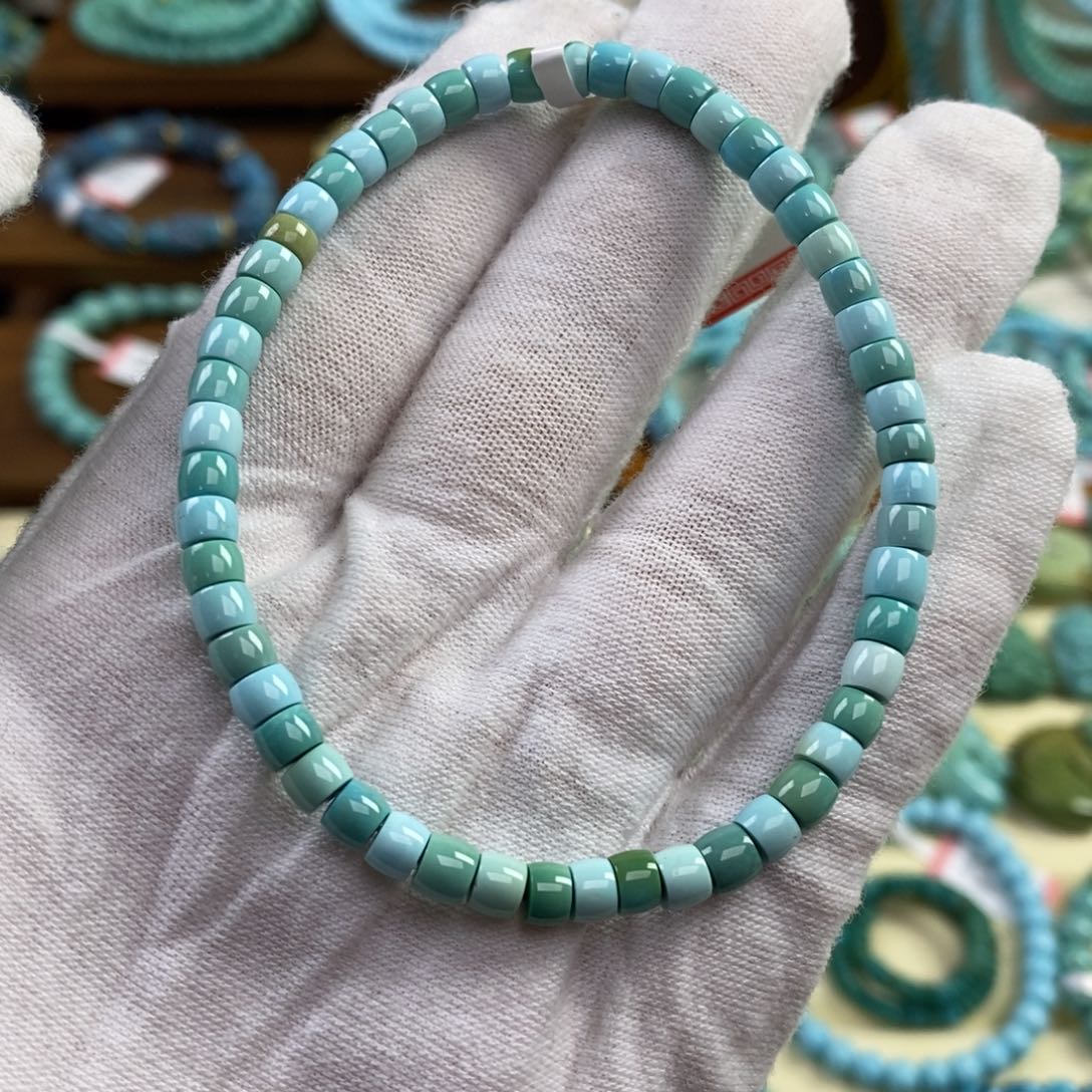 绿松石未镶嵌手串