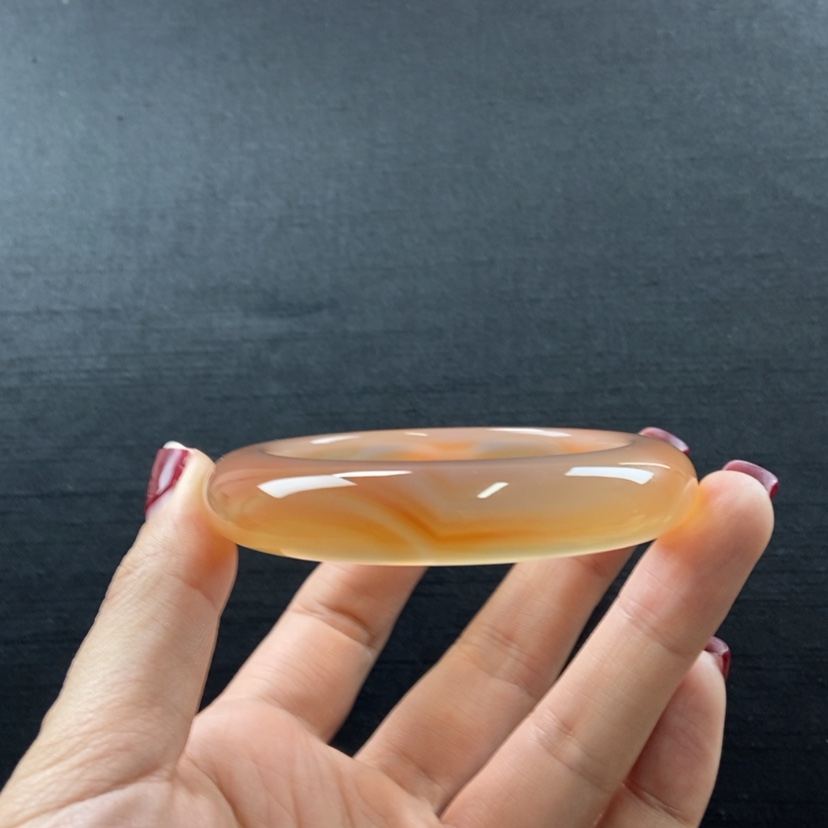 【闪购商品】玛瑙/玉髓手镯未镶嵌蜕