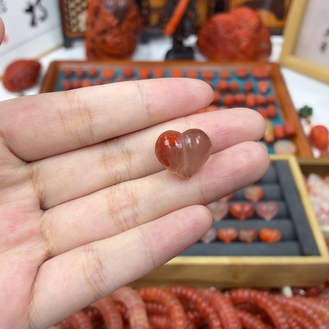 南红玛瑙未镶嵌配饰南红屁桃