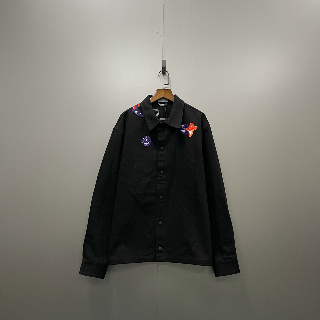 （jp）116 Dior 暗纹满印老花贴标衬衫 46码/全新23000