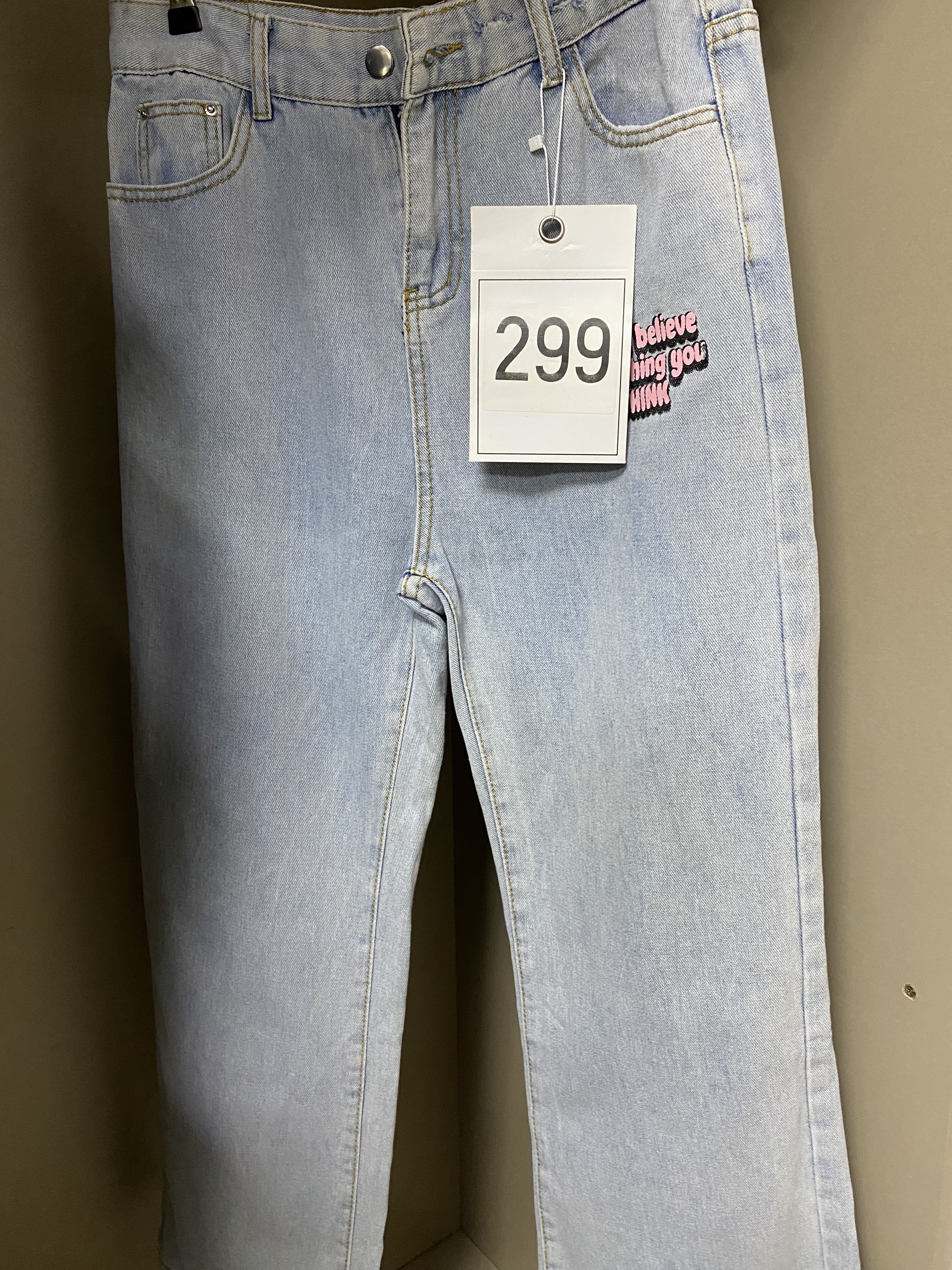 299长裤九分裤春秋夏季百搭秋款直筒裤牛仔裤