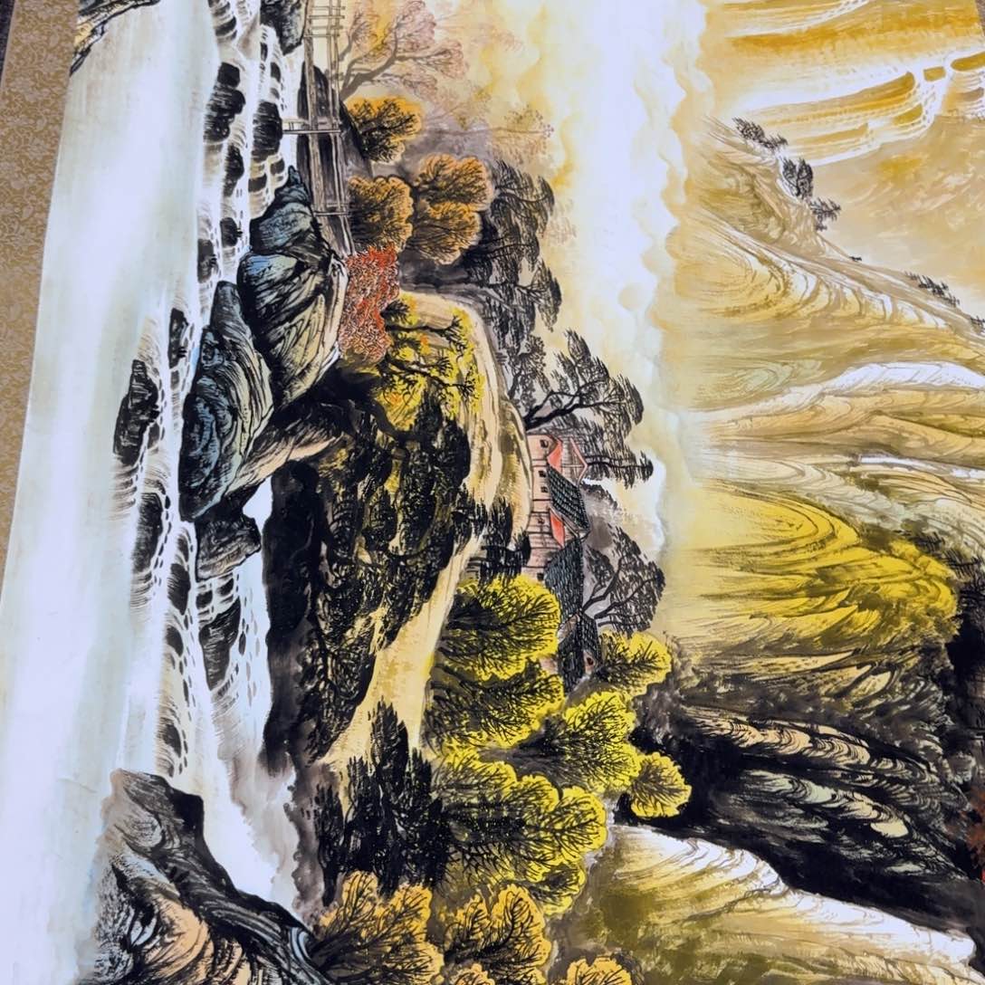 国画QA原创山水作品！带证书！限购一单 