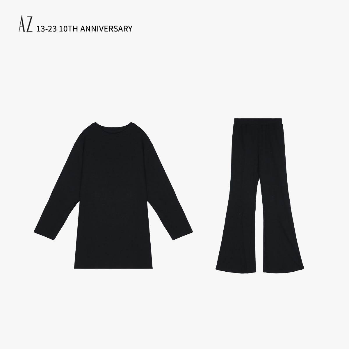 AZ-XJ 糯米微喇黑套装 A6739 新款NEW