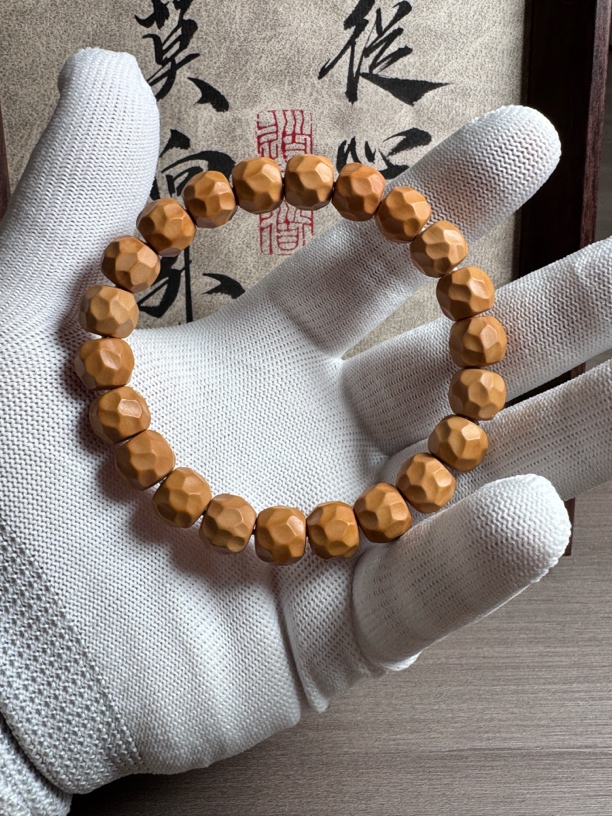 东山猴头 手工全品原皮原色 黑金无相猴头核桃手串