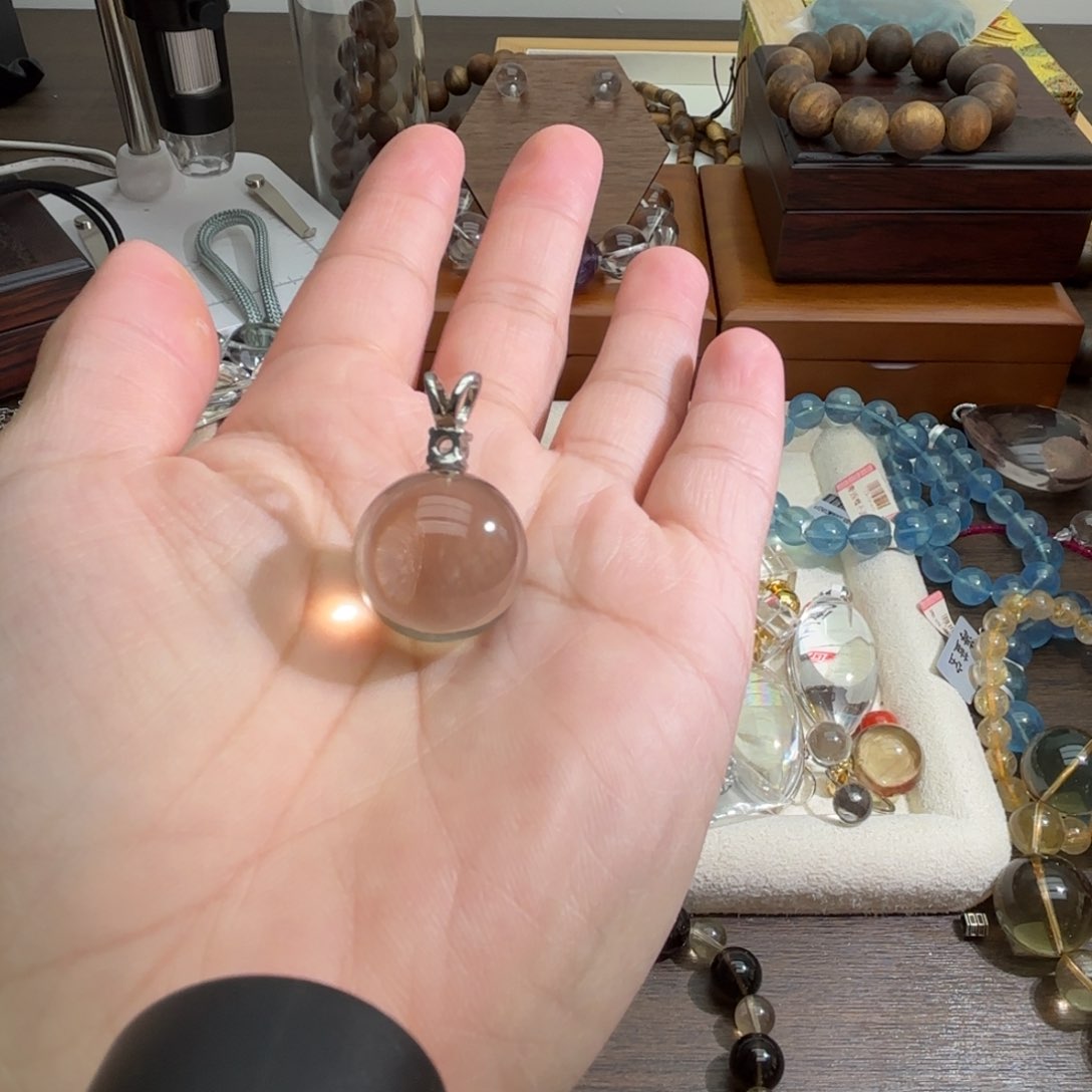 未镶嵌手链水晶猫*子吊坠