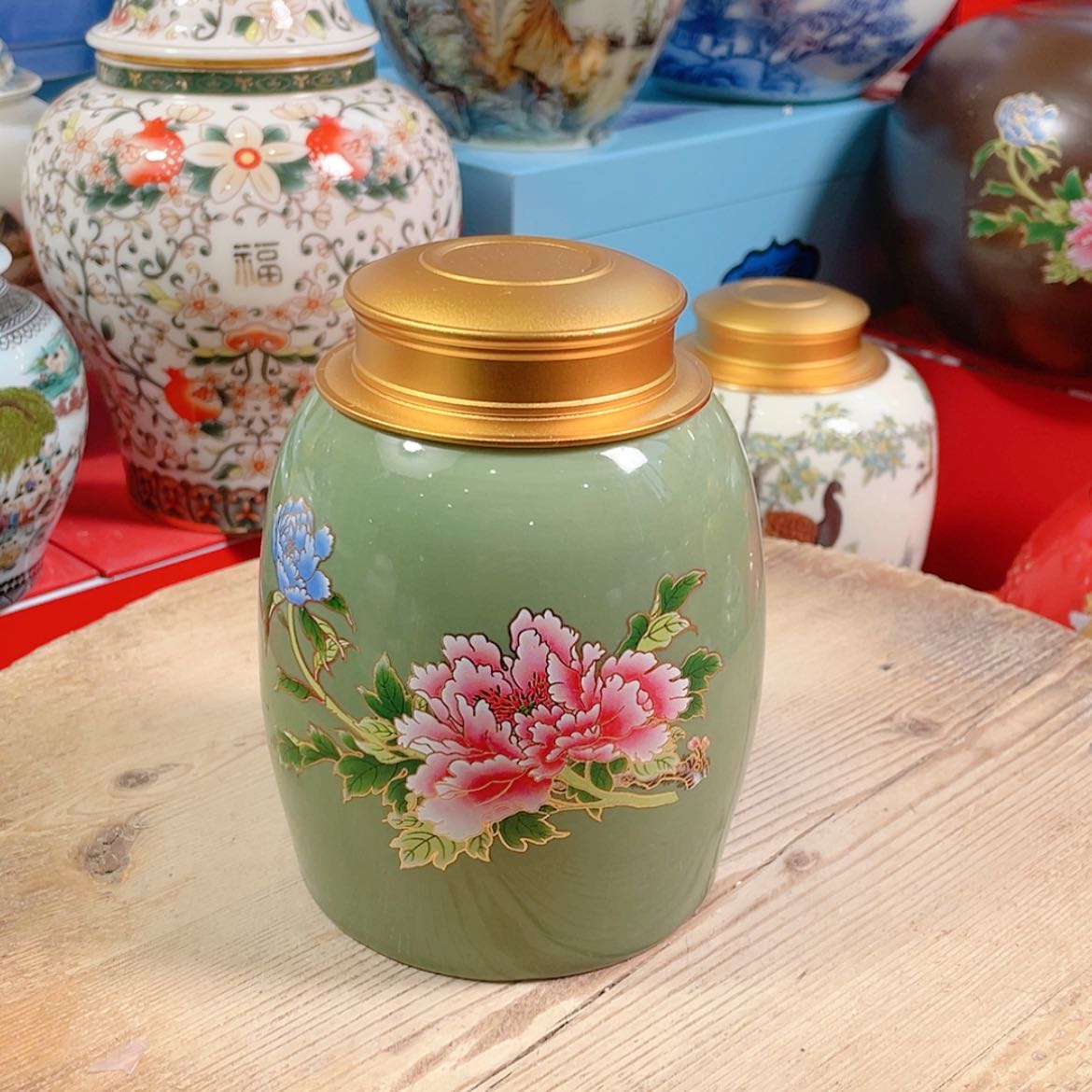 【闪购商品】罐陶瓷茶叶罐密封罐