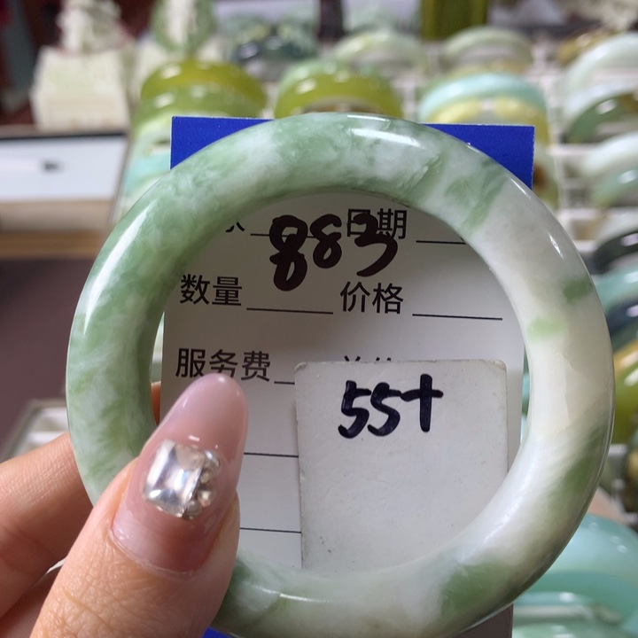 蛇纹石玉手镯未镶嵌883