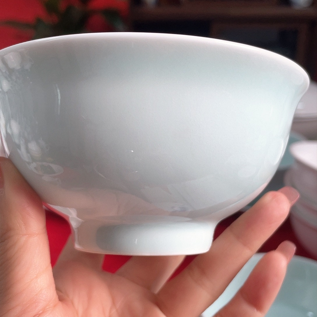 4.75英寸影青釉饭碗一只