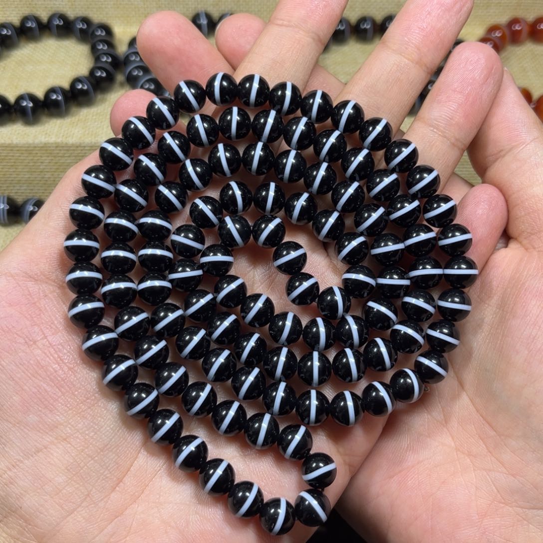 曐***玉玛瑙/玉髓手链未镶嵌