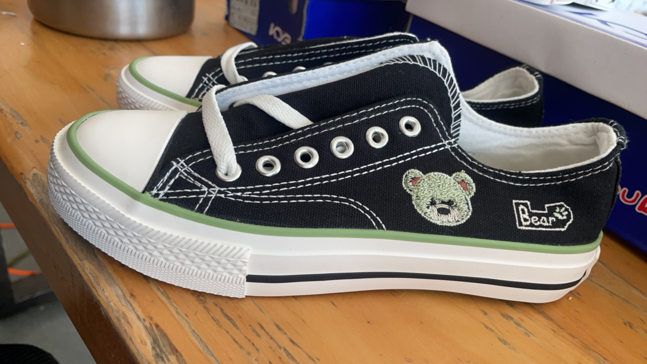 透气休闲帆布鞋白色女款时尚百搭夏季网面