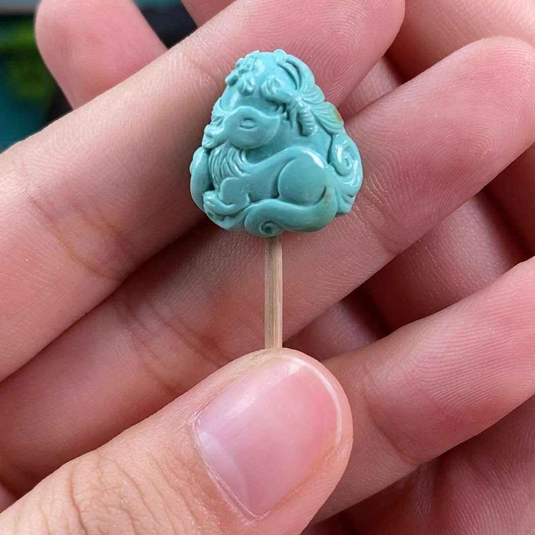 绿松石珠宝奇石未镶嵌