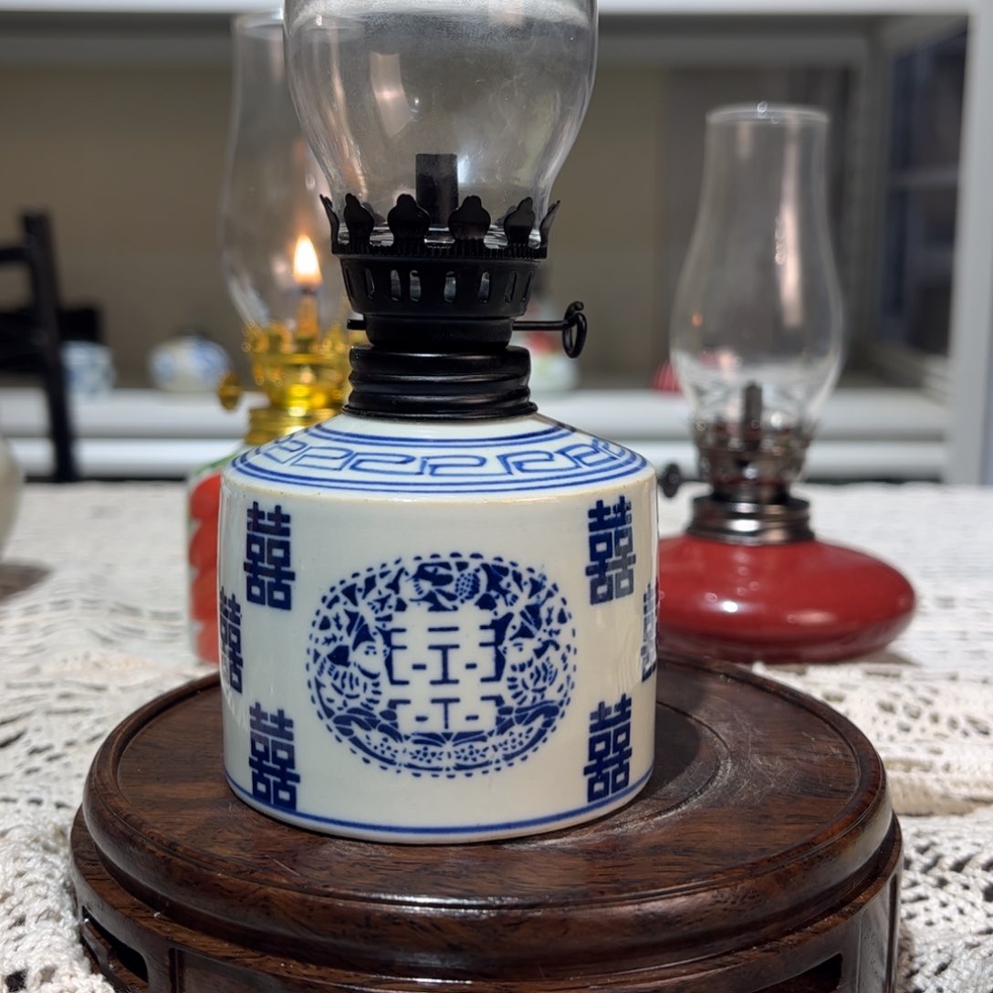 摆件景德镇陶瓷香薰灯