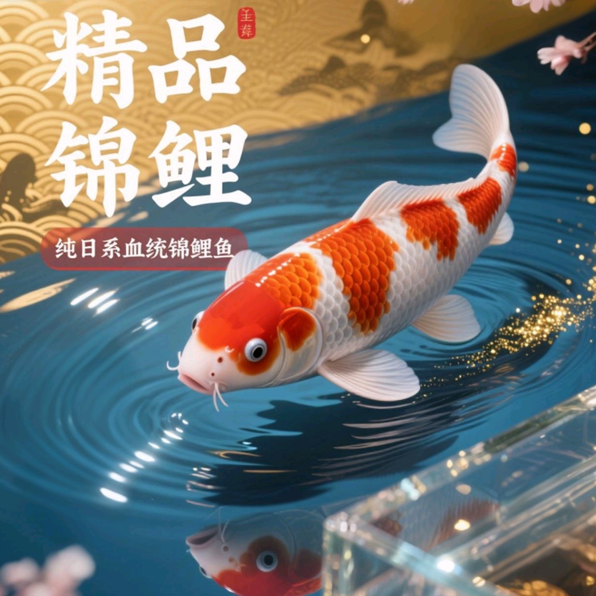【新人专属】高端血统锦鲤 耐活 5大条 9-11公分 花色多 不挑选