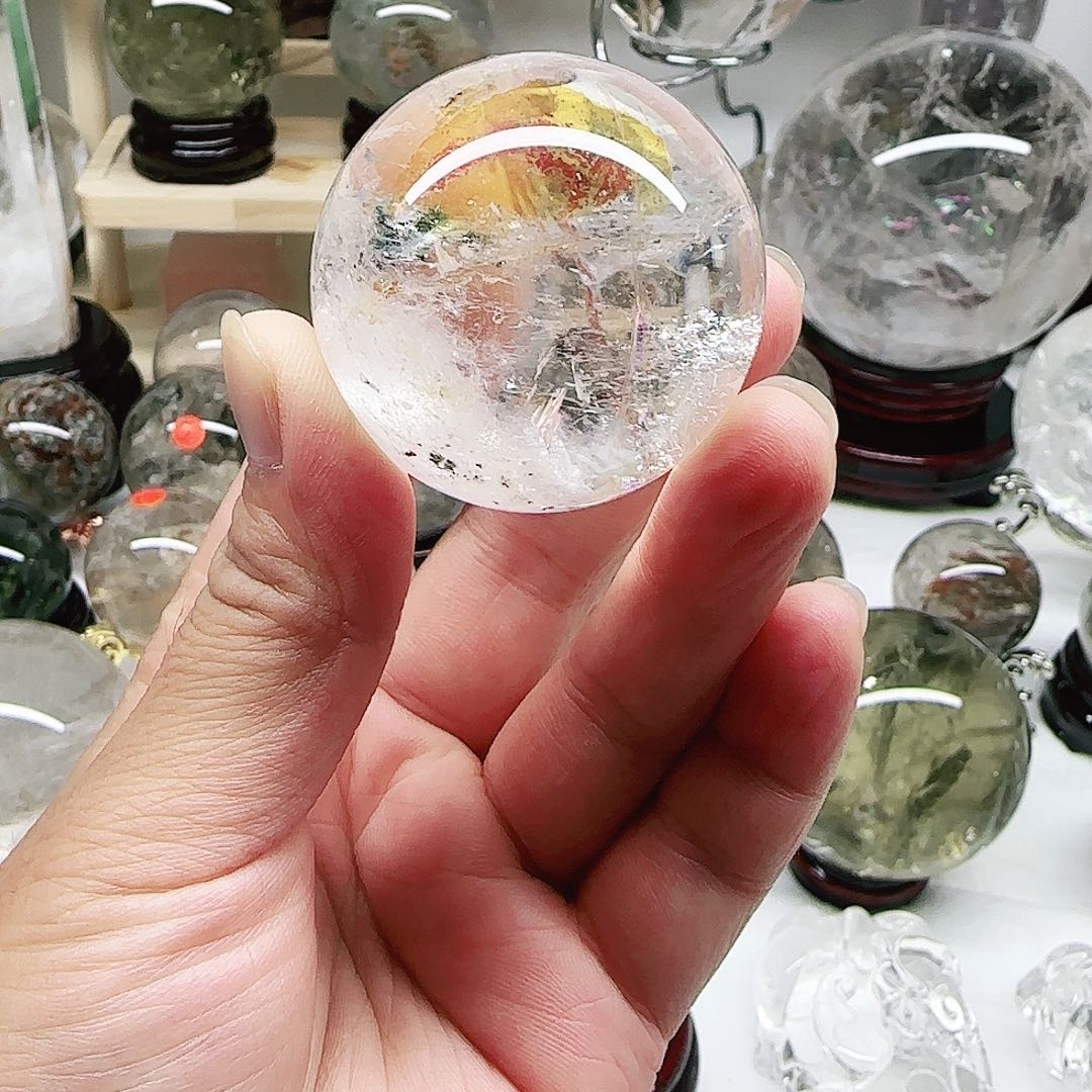 水晶珠宝半成品未镶嵌无**辈天然