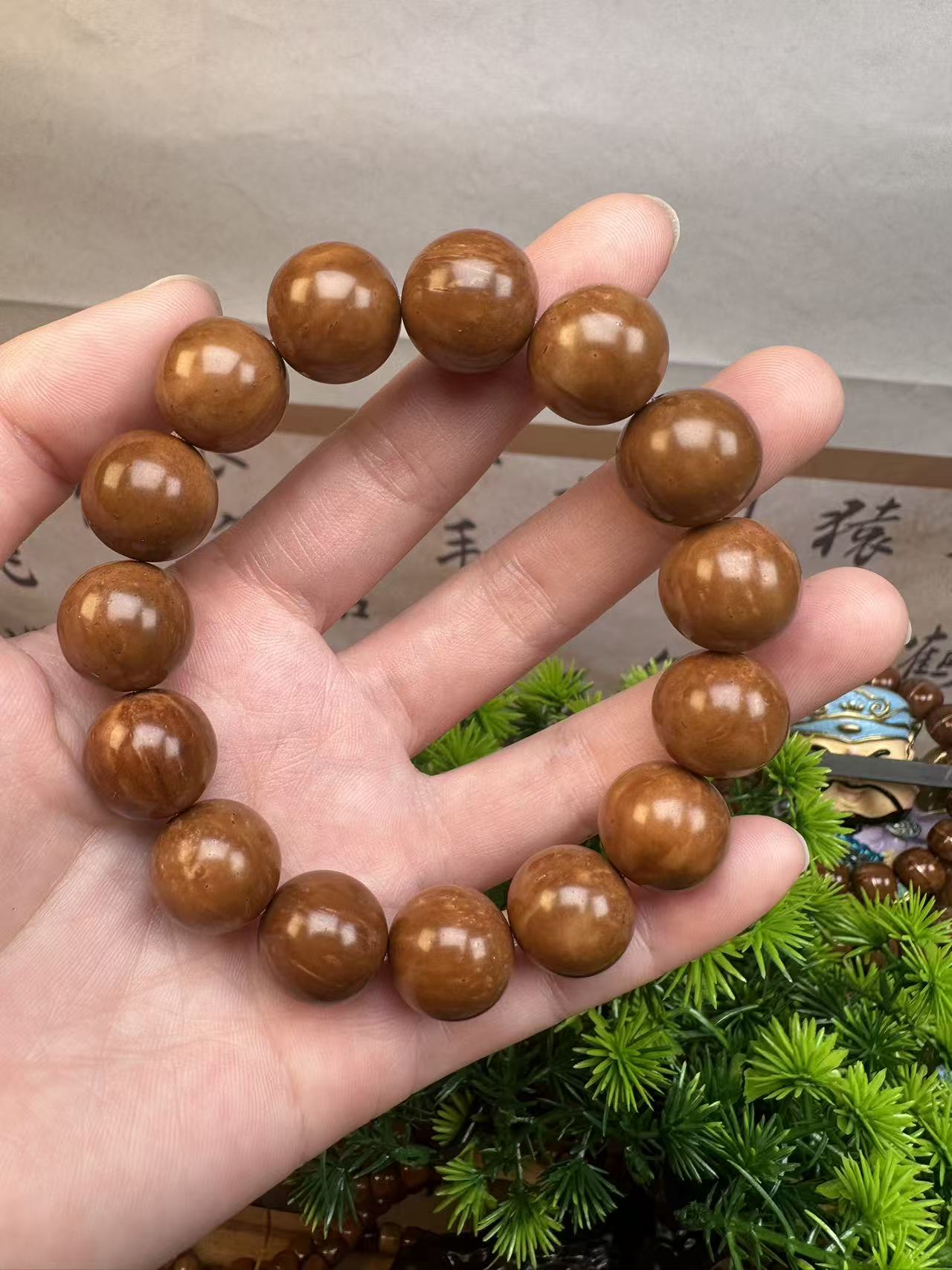 库克A级1.5圆珠手串精挑