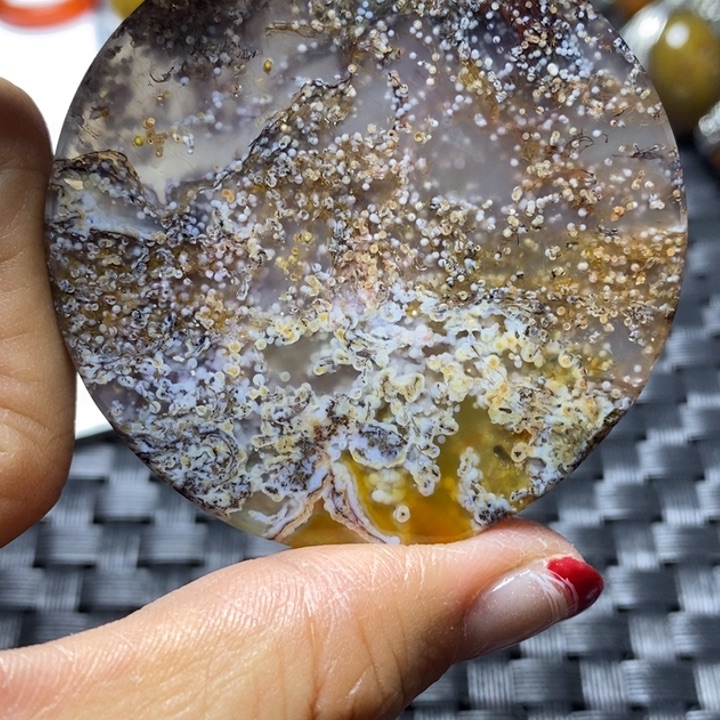 玛瑙/玉髓颈饰足银镀金镶嵌日****夏