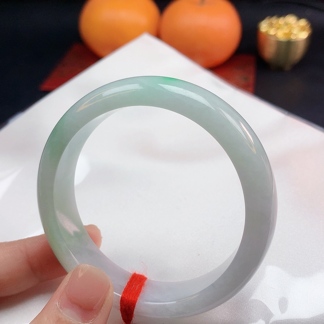 翡翠手镯未镶嵌53圈000197