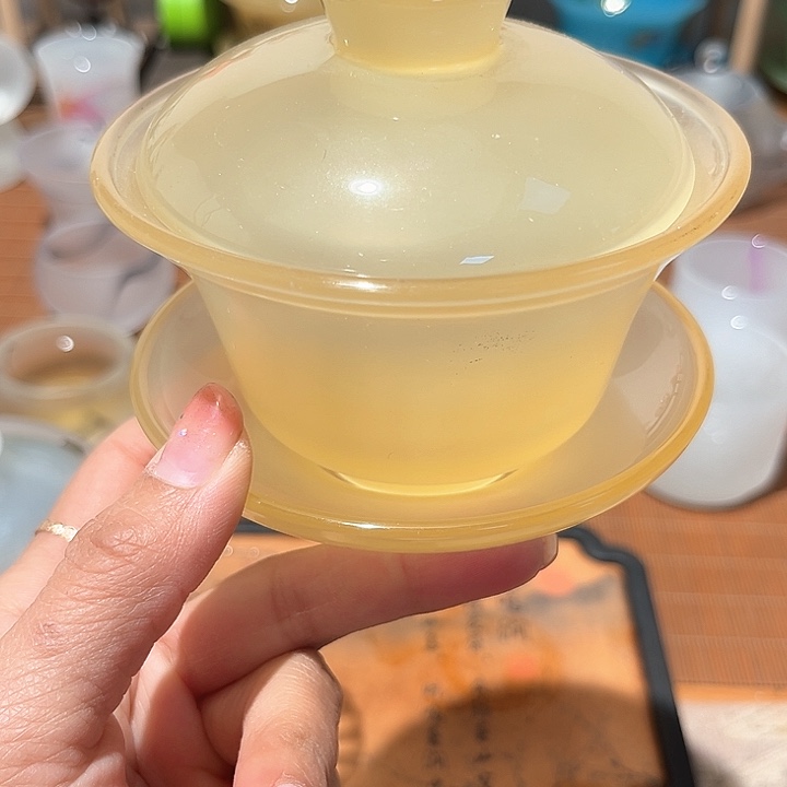 ❤️***帝王黄盖碗1个不带礼盒