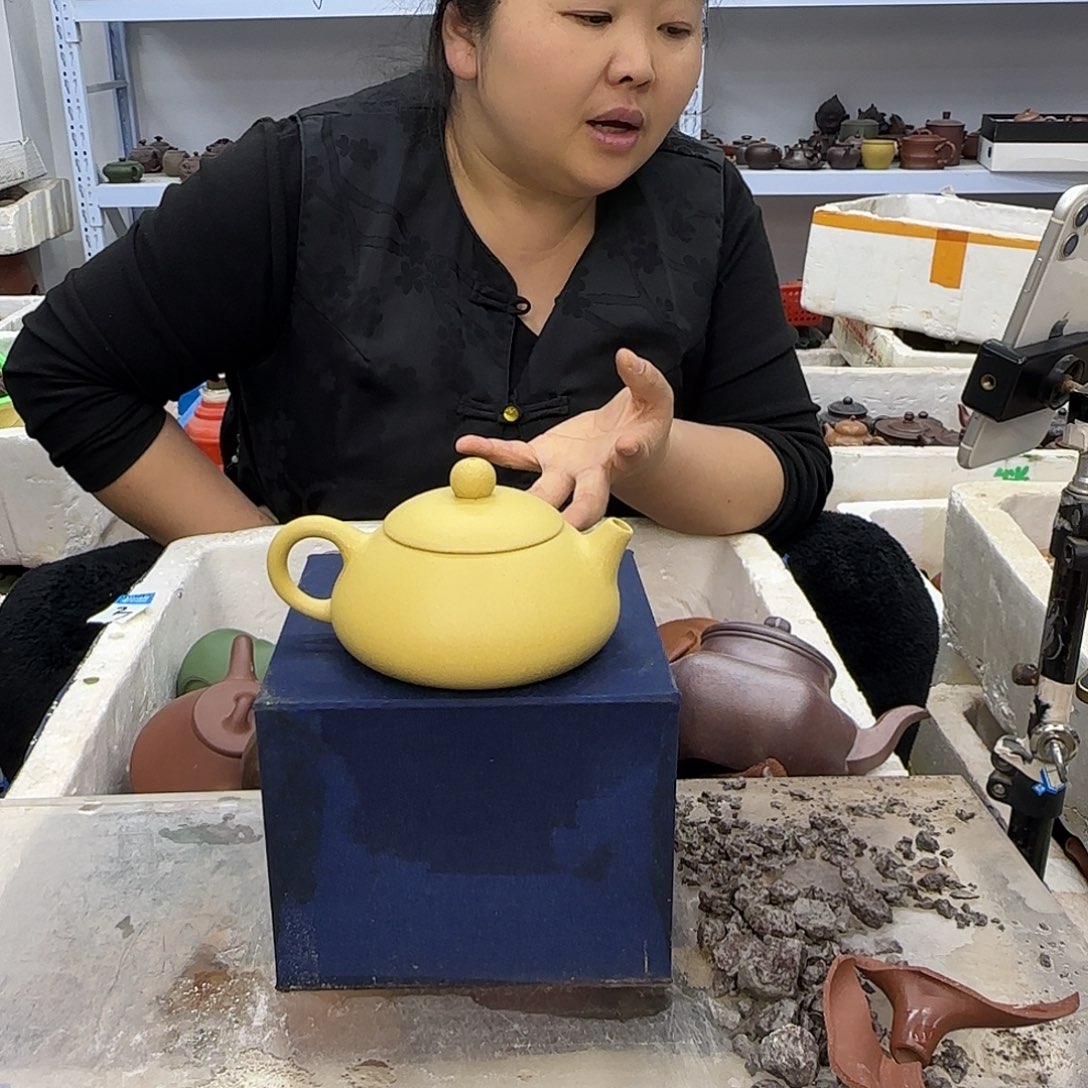 紫砂茶壶宜兴紫砂壶瑕疵处理