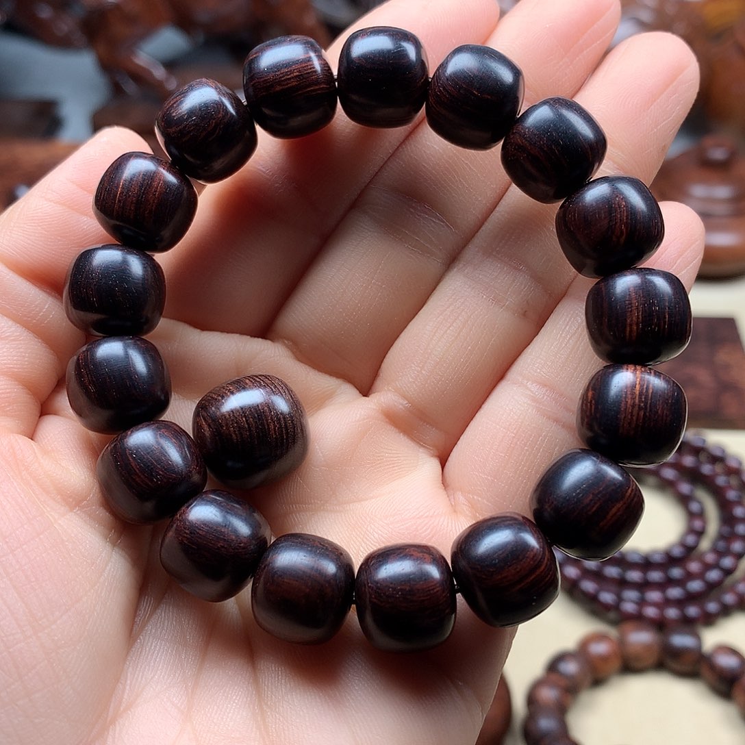 黄花梨/降香黄檀手串/手链鹿**平手串