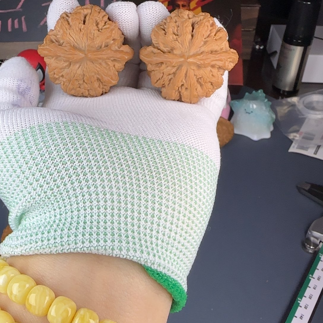 文玩核桃把件47全品八筋聚顶根根分明平谷大粗筋树王对儿