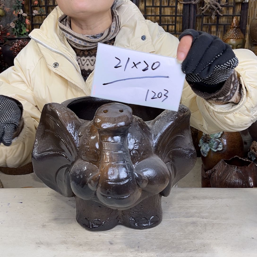 紫砂花盆美美美美美