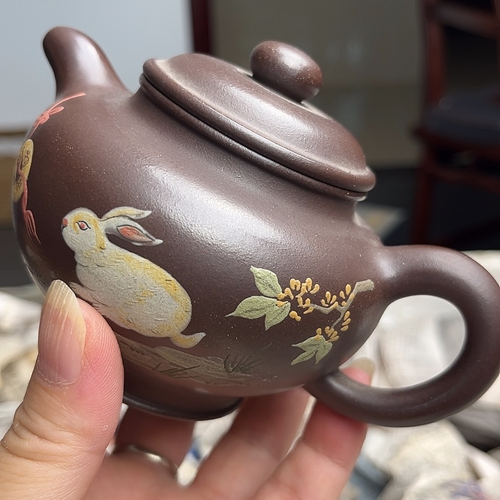 茶壶紫砂你就在外面好好
