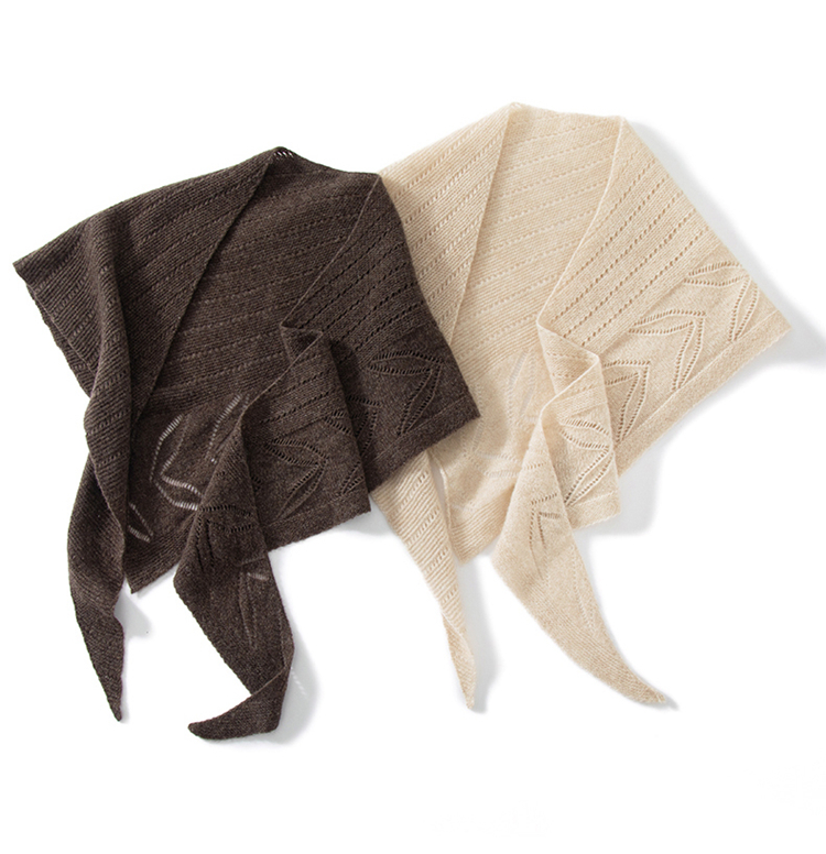 女成人不掉色保暖镂空极简风围巾常规款薄款格子保暖围脖