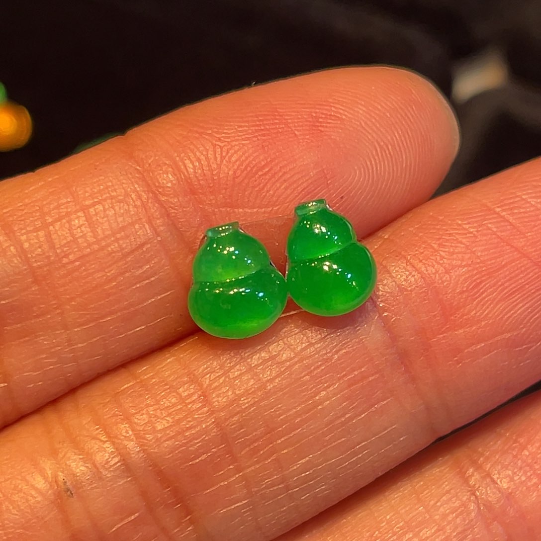 定制翡翠未镶嵌葫芦