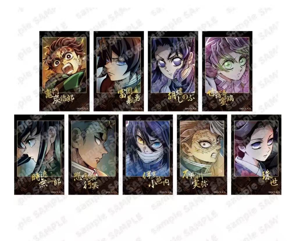 【线线】鬼灭之刃无限城烫金拍立得 盲盒产品（ 默认代拆）