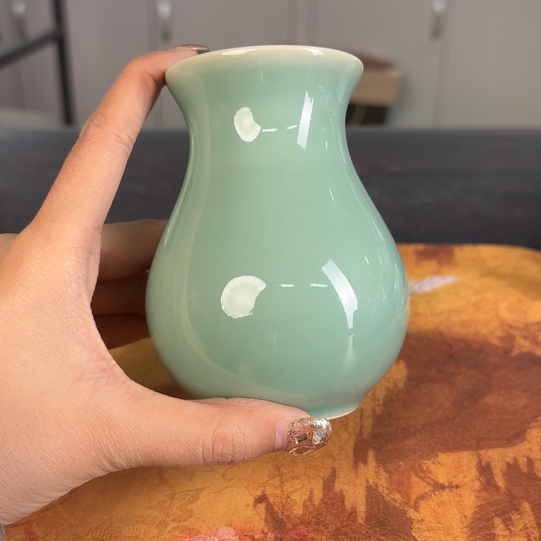 龙泉云间青瓷小米茶器