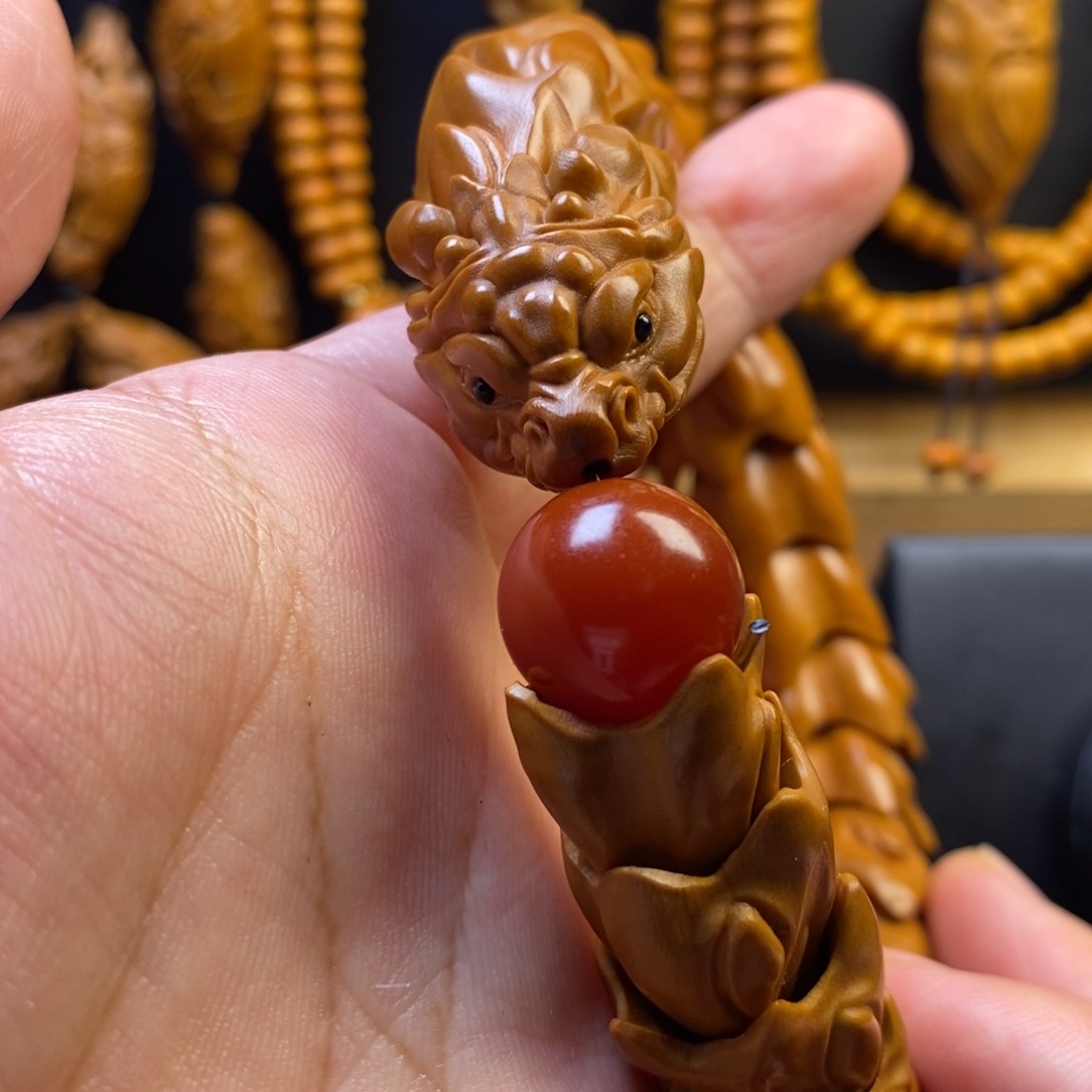 橄榄核手串/手链龙骨串