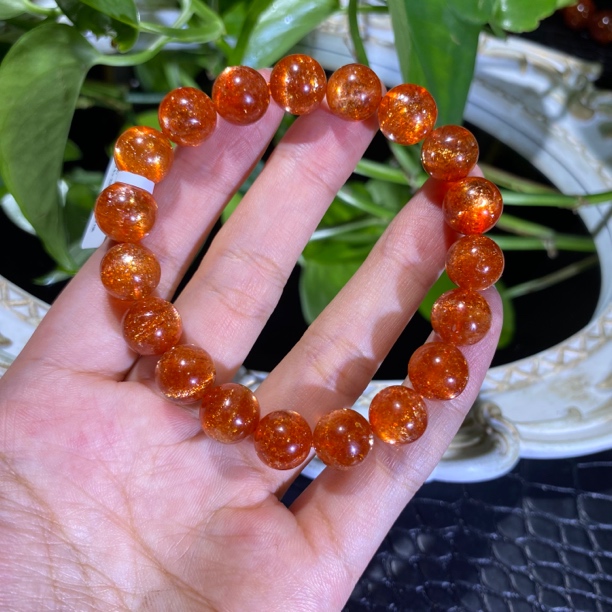 高品金太阳单圈猫眼10mm左右手串