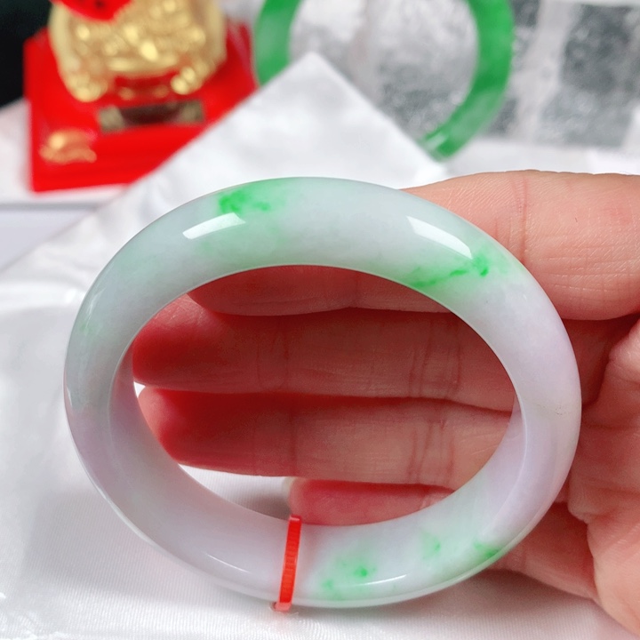 未镶嵌手镯翡翠  编号S71771 正圈50