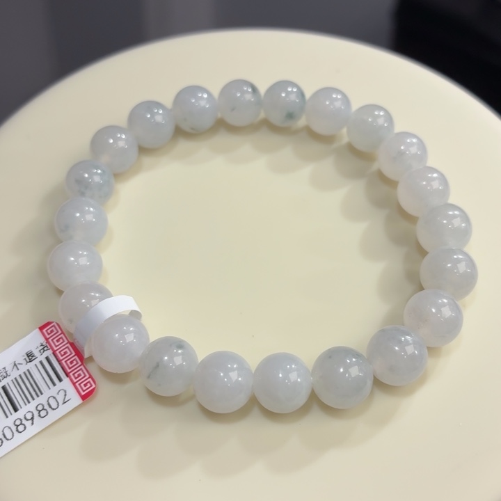 未镶嵌手链翡翠冰胶蓝飘卡8.3