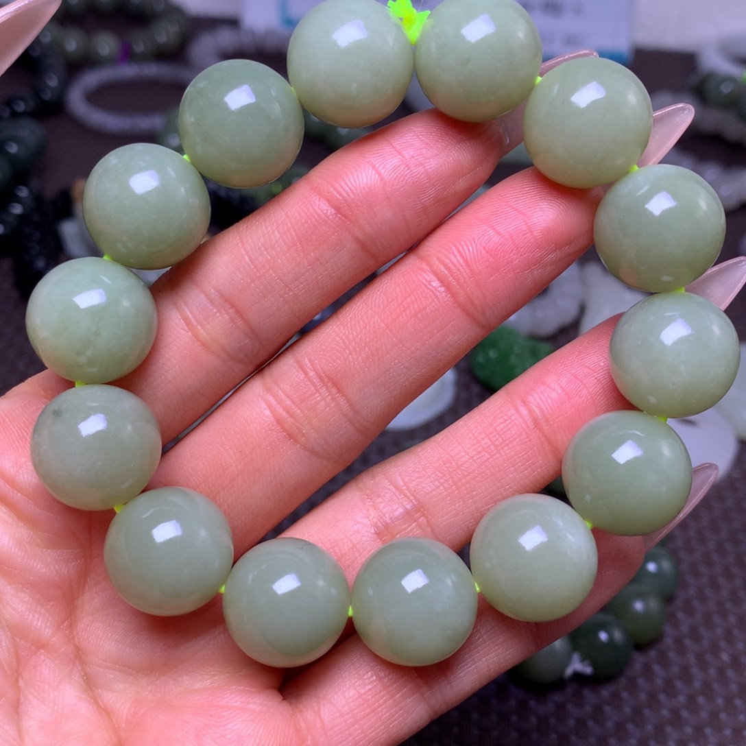 未镶嵌手串和田玉卡16