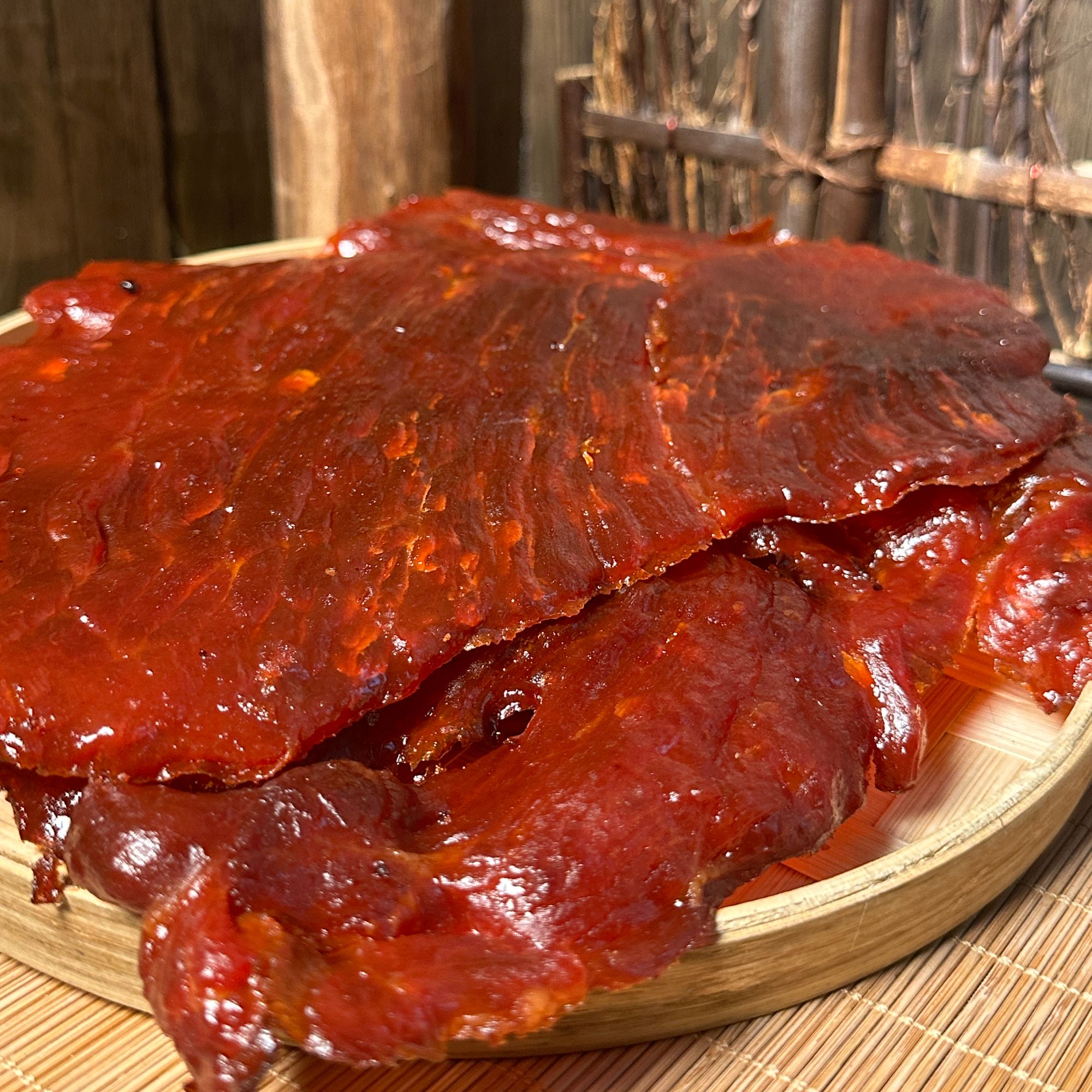 【霞妹精选】 新款吊龙猪脯停不了口  500克（枣）