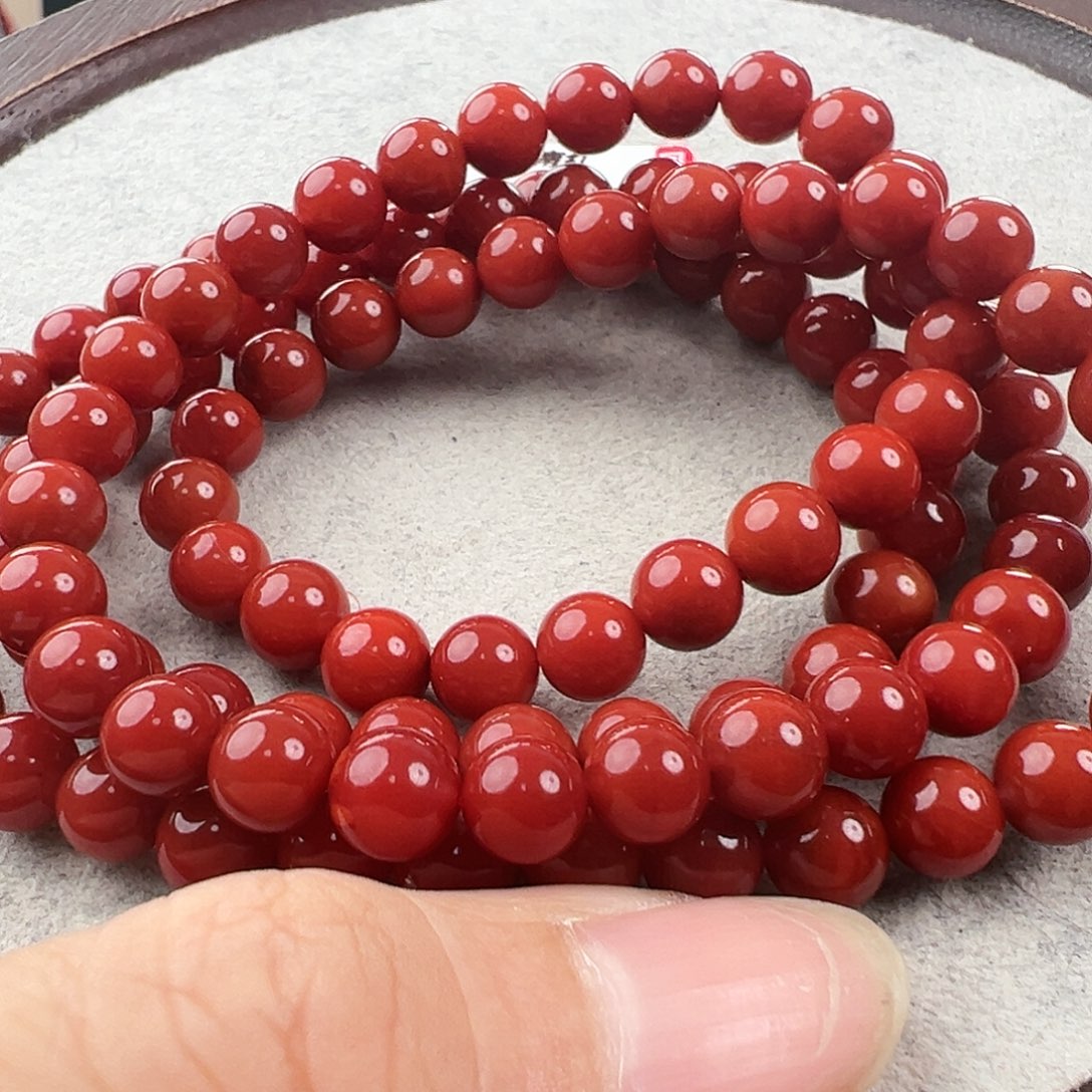 南红玛瑙多圈未镶嵌