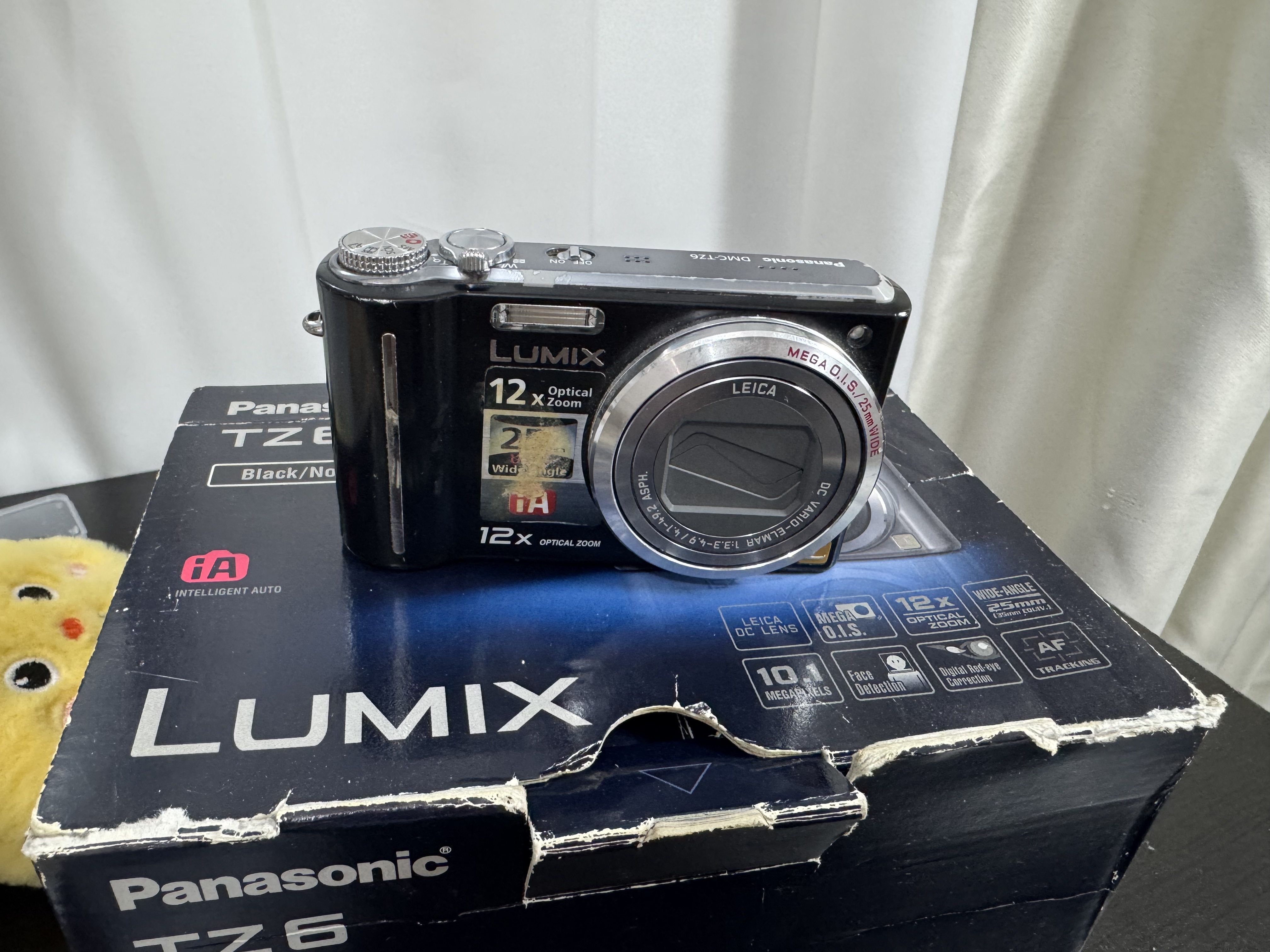 9新 Panasonic/松下 tz6 1000w12倍变焦 功能正常配件齐全 no退换