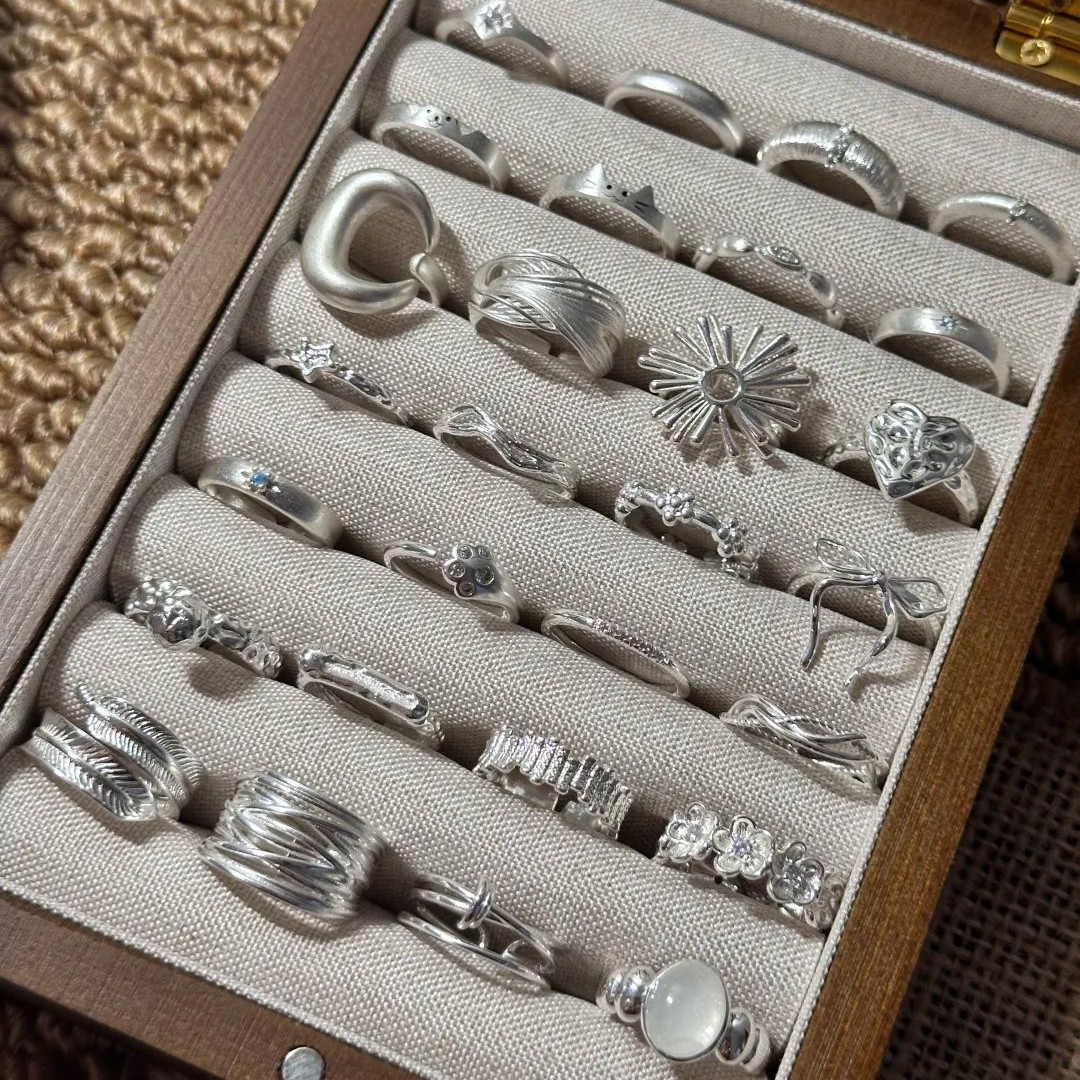 合金珐琅戒指 XUXU/嘘嘘的大店集合链接开口戒指