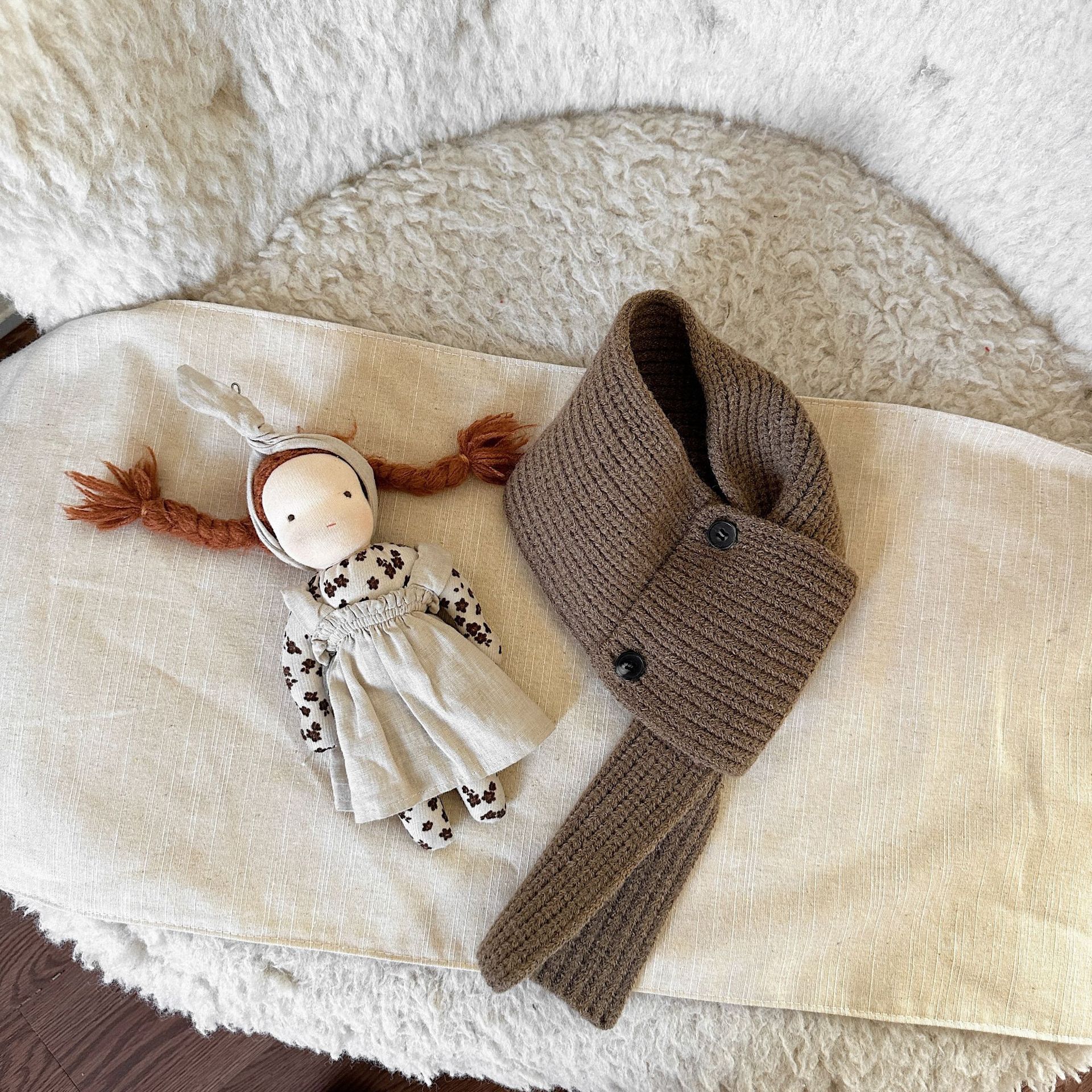 2025新款冬季围巾男女童同款保暖洋气时尚围巾