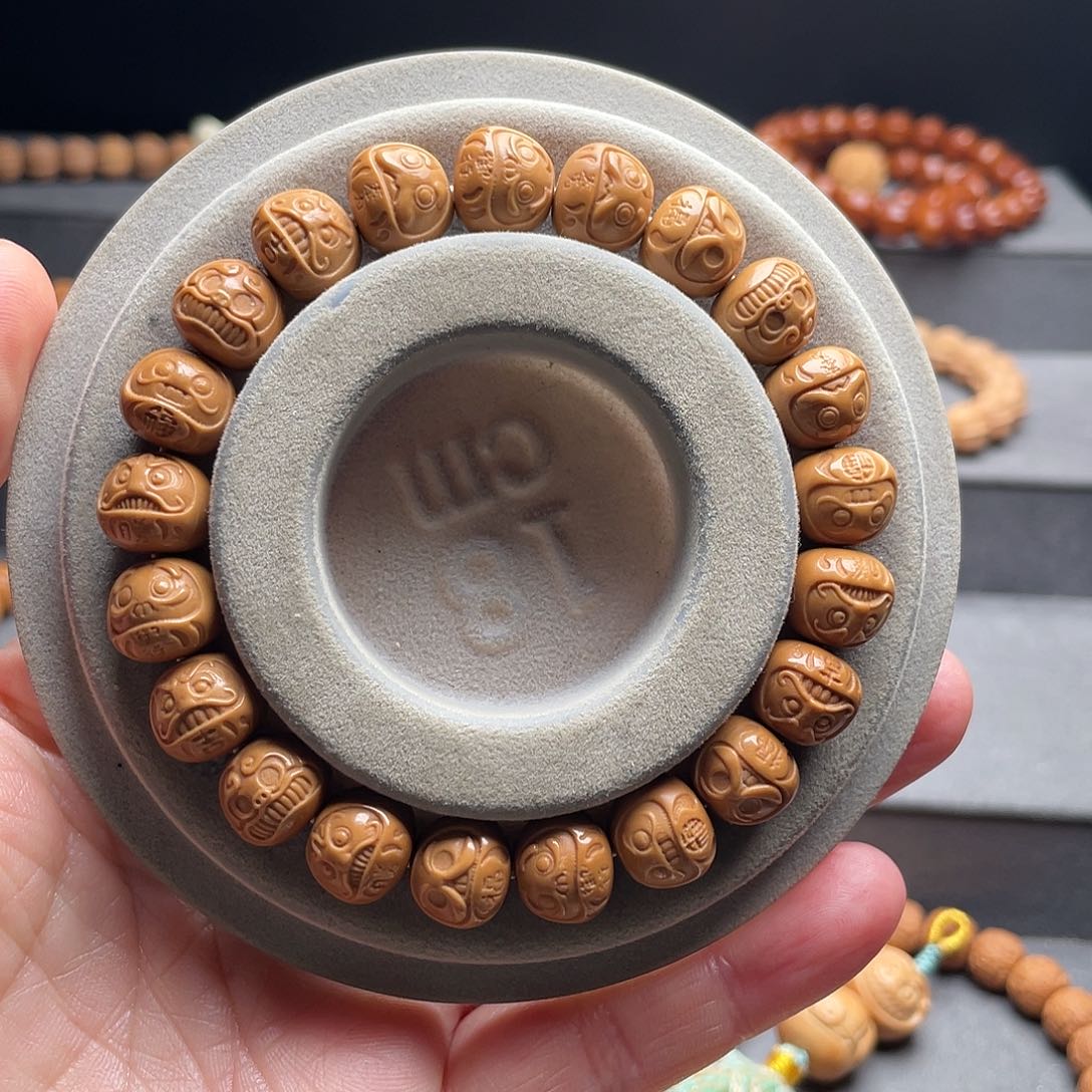 猴头核桃吊坠达摩蛋