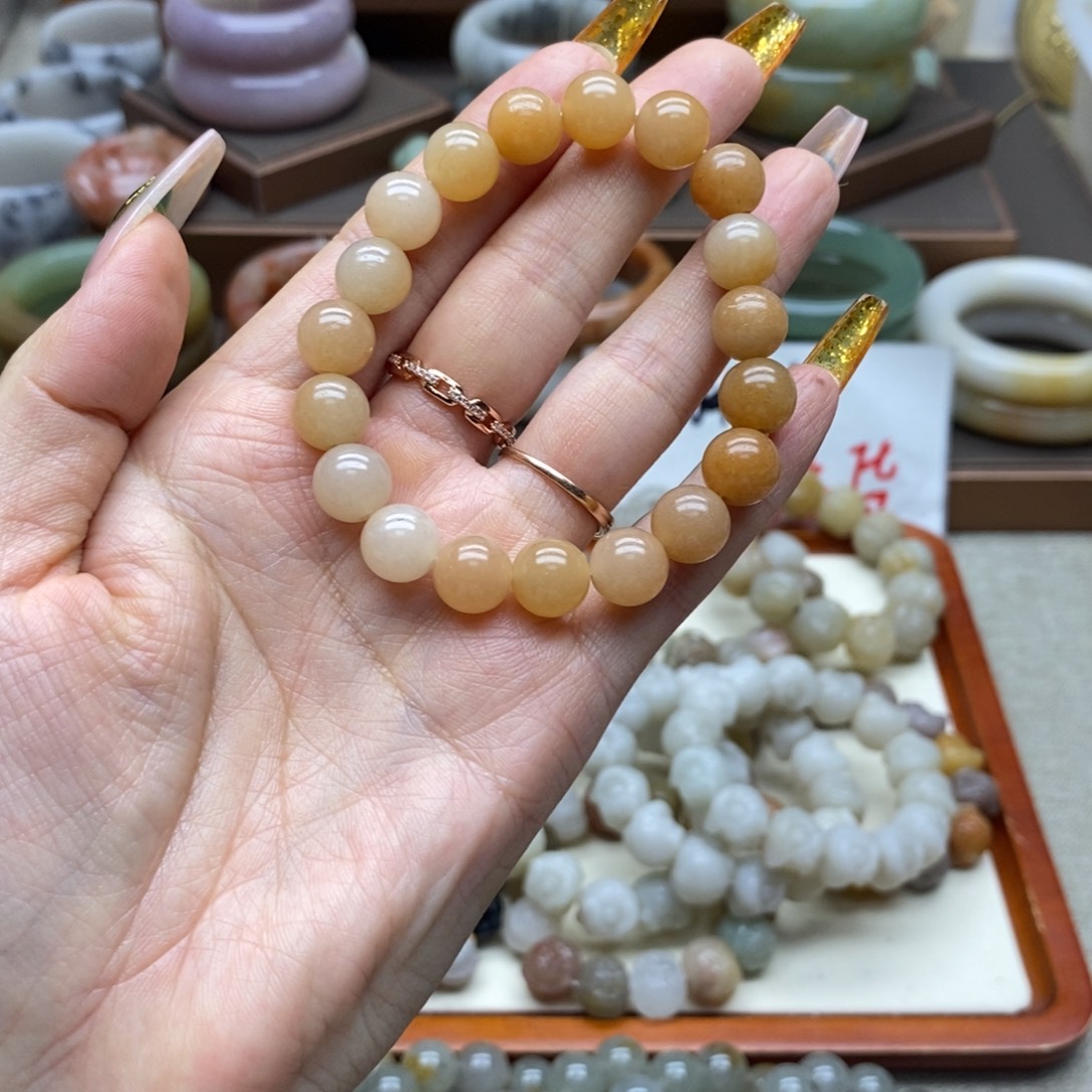 石英岩玉合金手镯