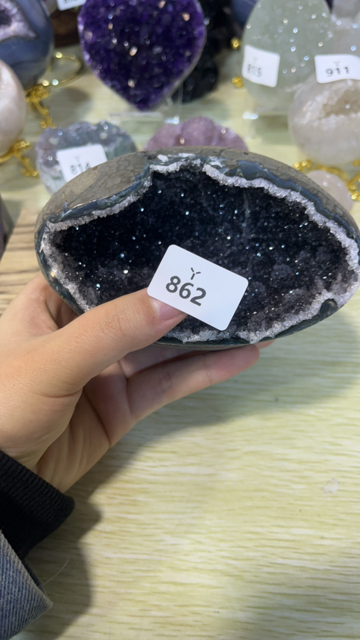 水晶钱袋子好看的