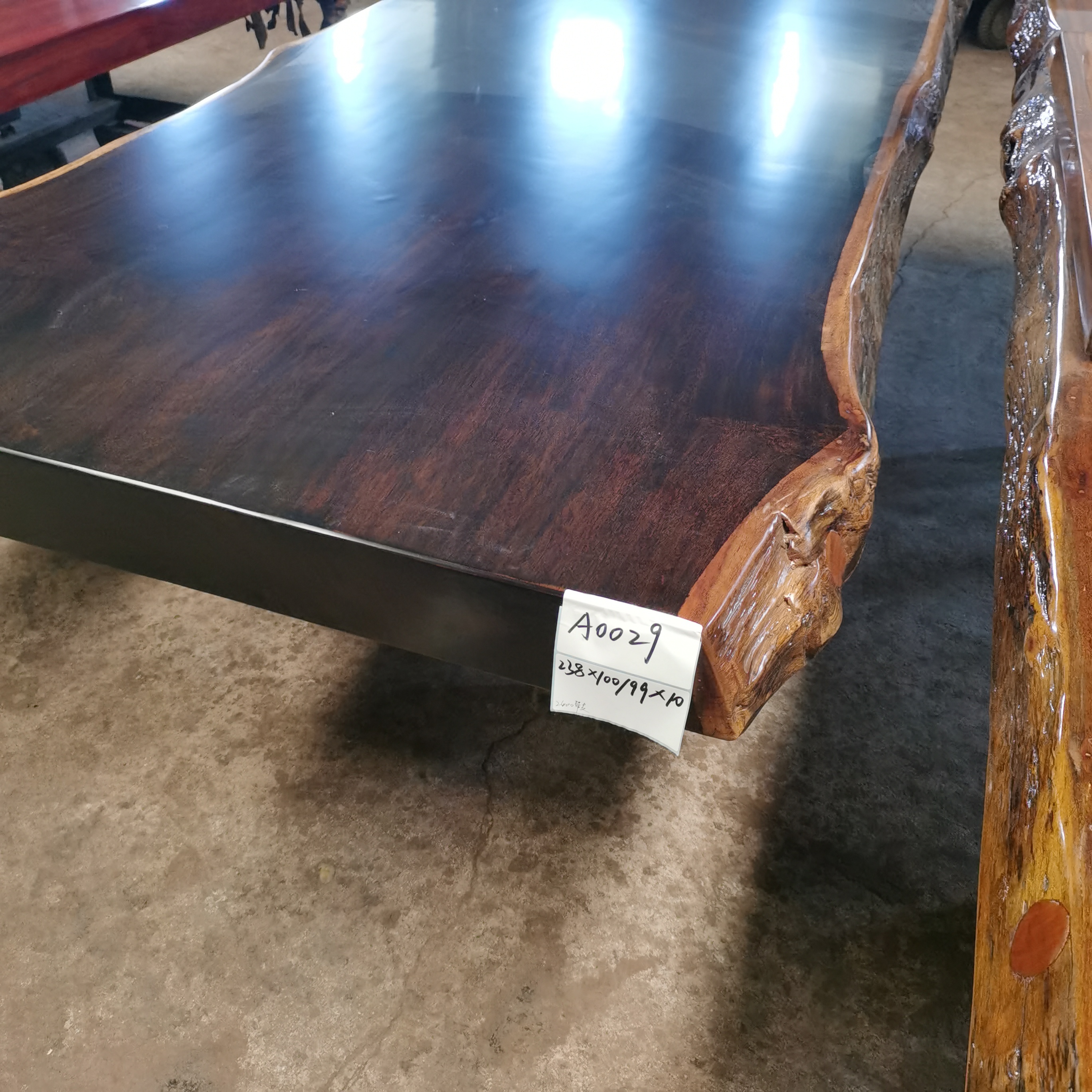 原木原切实木大板，带支架，包邮