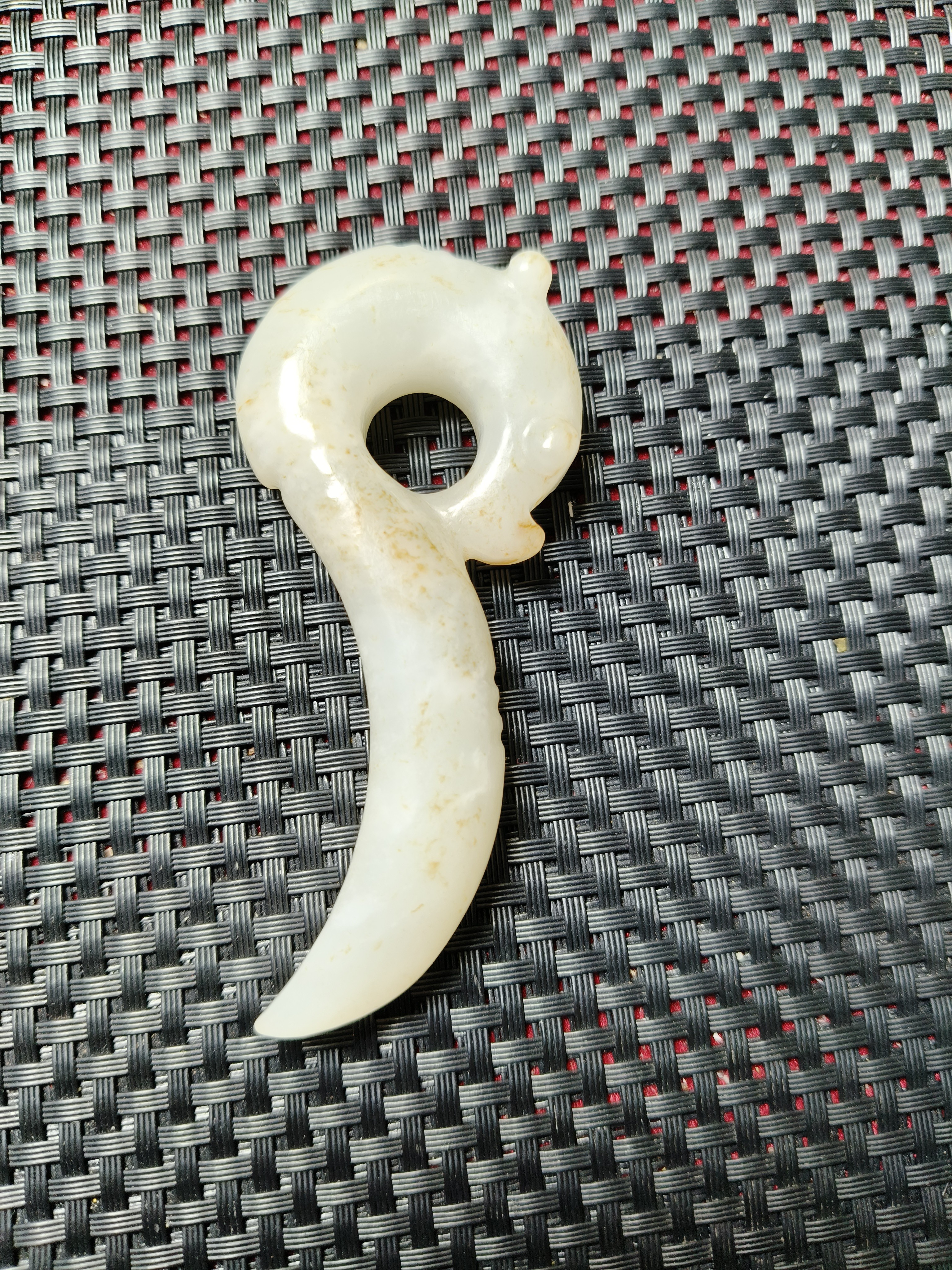 新疆和田玉白玉挂件