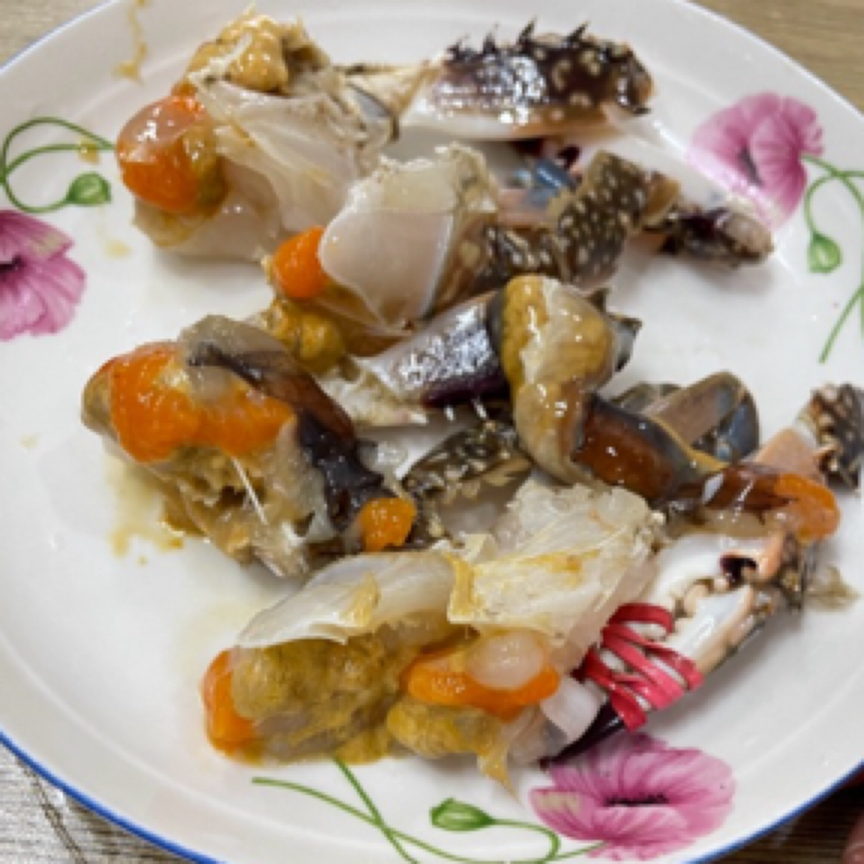 舟山本地红膏蟹八个或十个装